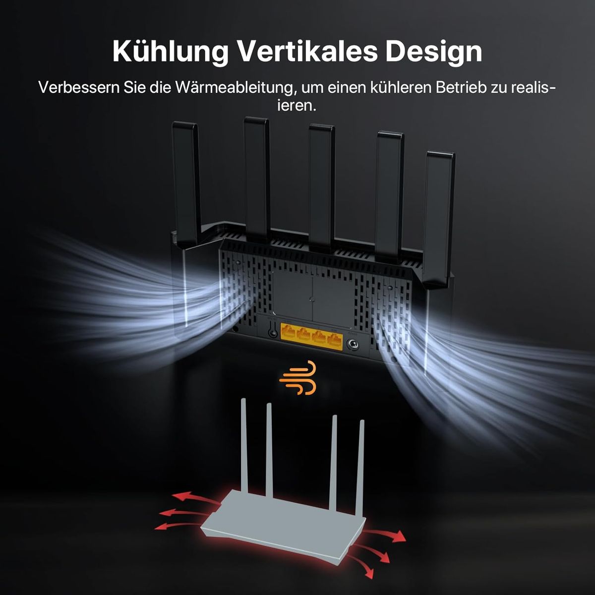 Tenda RE6L Pro Wi‑Fi 7 Router Dual-Band 5 GHz 4323 Mbit/s + 2,4 GHz 688 Mbit/s, 1x2.5Gbps+3xGigabit WAN/LAN, MLO, MRU, NFC, WPA3, VPN, Mesh