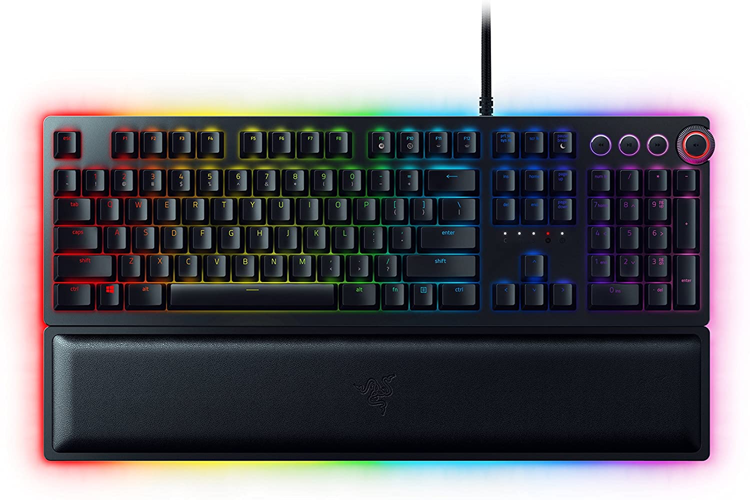 Razer Huntsman Elite Gaming Keyboard Opto-Mechanical Red Switches USA Layout QWERTY ISO