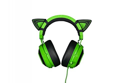 Razer Kitty Ears für die Kraken-Headsets Robust und Wasserfest in Neon-Grün