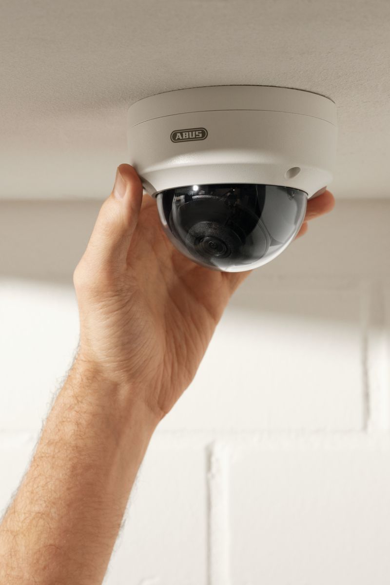 ABUS TVIP42510 Performance Line Profi IP Videoüberwachung PoE Überwachungskamera 2MPx Lan Mini Dome-Kamera 24/7 Schutz 360° Rundumblick
