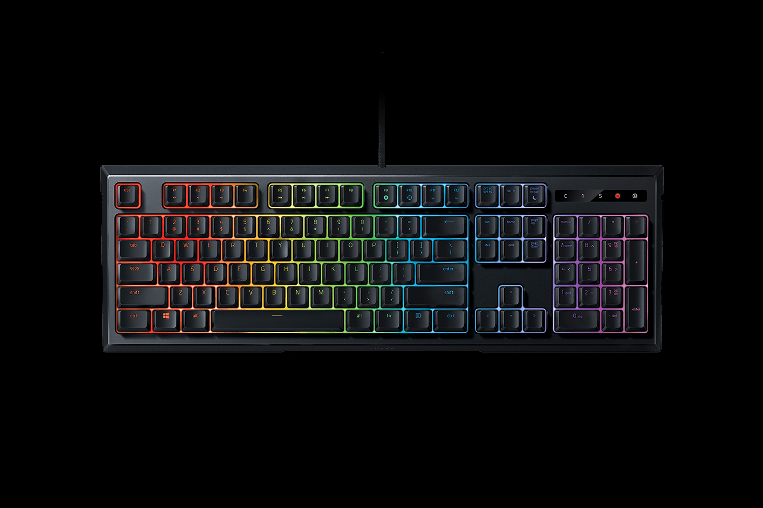 Razer Ornata Chroma Gaming Keyboard Mecha-Membrane Switches RGB ESP Layout - QWERTY