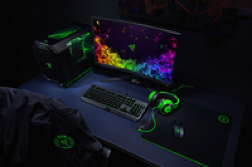 Razer Kraken Tournament Edition Gaming Headset Virtual 7.1 Surround-Sound 3.5mm for PC Green
