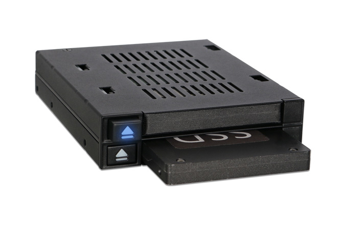 Icy Dock MB522SP-B 2-Bay HDD/SSD Dockingstation, SATA 6 Gbit/s, 2,5/3,5 Zoll, Hot-Swap, Schwarz
