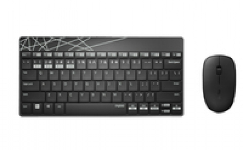 Rapoo 8000M Multi-mode Wireless Keyboard and Mouse (DEU Layout - QWERTZ)