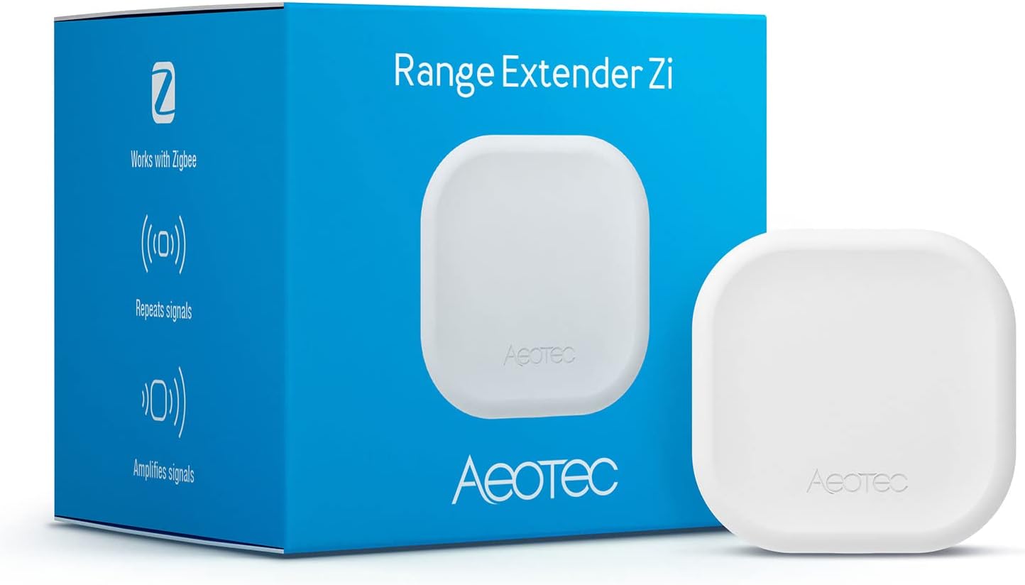 Aeotec Range Extender Zi | Zigbee Repeater | Reichweitenerhöhung | Zigbee | kompatibel mit Homey, SmartThings, Home Assistant | AEOZZGA001