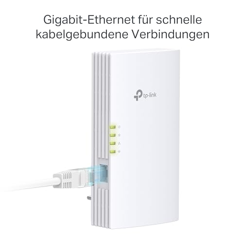 TP-Link TL-WPA7817 KIT Powerline AX1500 Wi‑Fi 6 Kit, Gigabit Ethernet, Eingebaute Steckdose, 2er-Set, EU