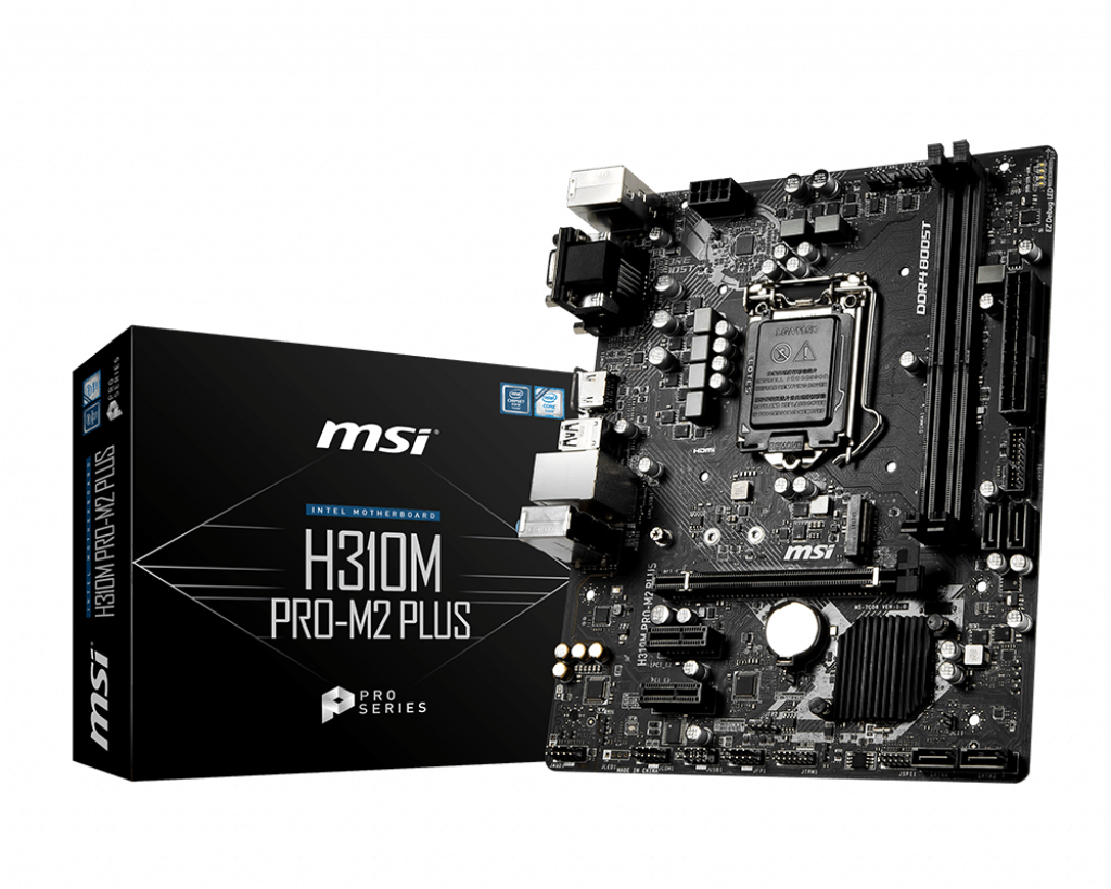 MSI H310M PRO-M2 PLUS Motherboard Intel® H310 LGA 1151 (Socket H4) micro ATX
