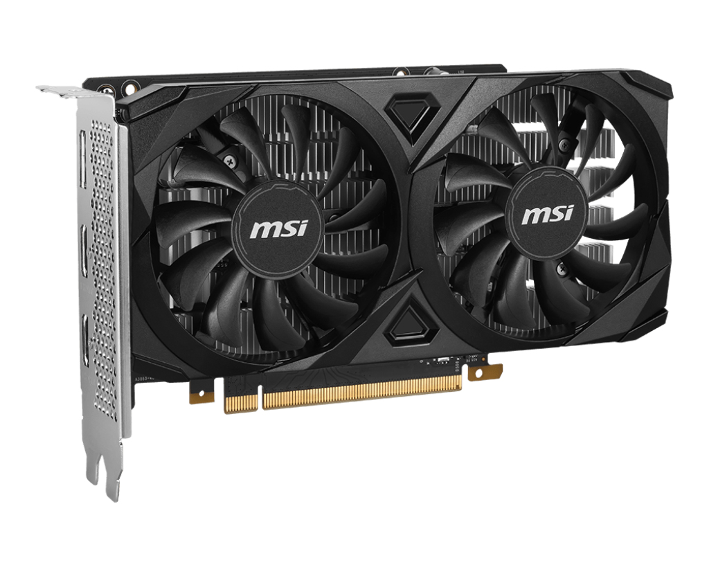 MSI GeForce RTX 3050 VENTUS 2X 6G OC (V812-015R) Grafikkarte, 6 GB GDDR6, PCIe 4.0 x8, HDMI 2.1, DisplayPort 1.4a