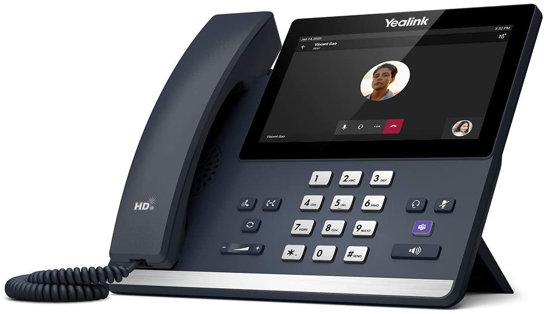 Yealink 1301193 SIP-MP56 Teams Edition VoIP-Telefon, schwarz MP56 Teams Single