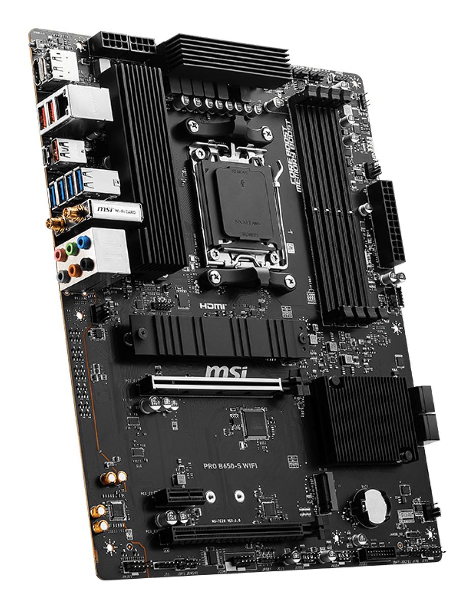 MSI PRO B650-S WIFI Motherboard AMD B650 Sockel AM5 ATX