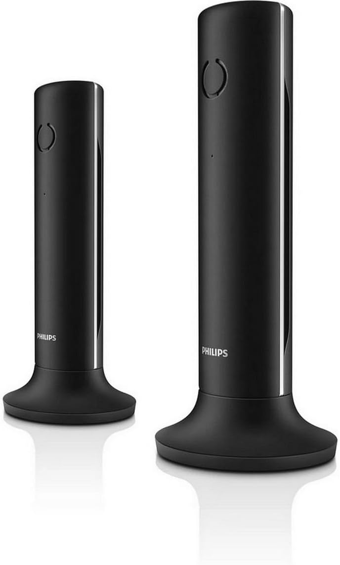 Philips 4000 Series Wireless landline Telephone M4502B/34 Black 1.6'' Design, bunt