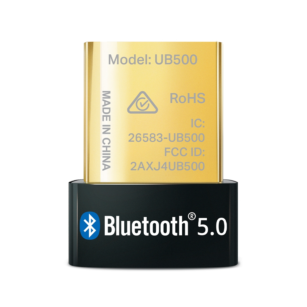 TP-Link UB500(UN) V2.0 Nano Bluetooth 5.0 USB Adapter, USB-A, PC/Laptop, Windows