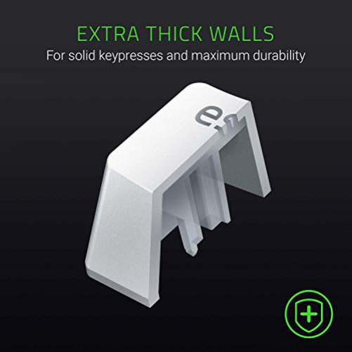Razer PBT Keycap Upgrade-Set Mercury white für 104/105 US/UK-Layout