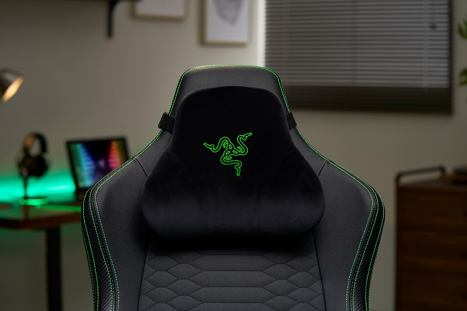 Razer Head Cushion Nacken- & Kopfkissen für Gaming Stühle Black