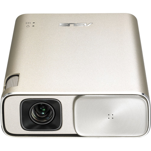 ASUS ZenBeam Go E1Z Projektor, R/G/B LED, WVGA (854 x 480), 150 Lumen, HDMI/MHL GOLD GO E1Z 150 lumens Gold