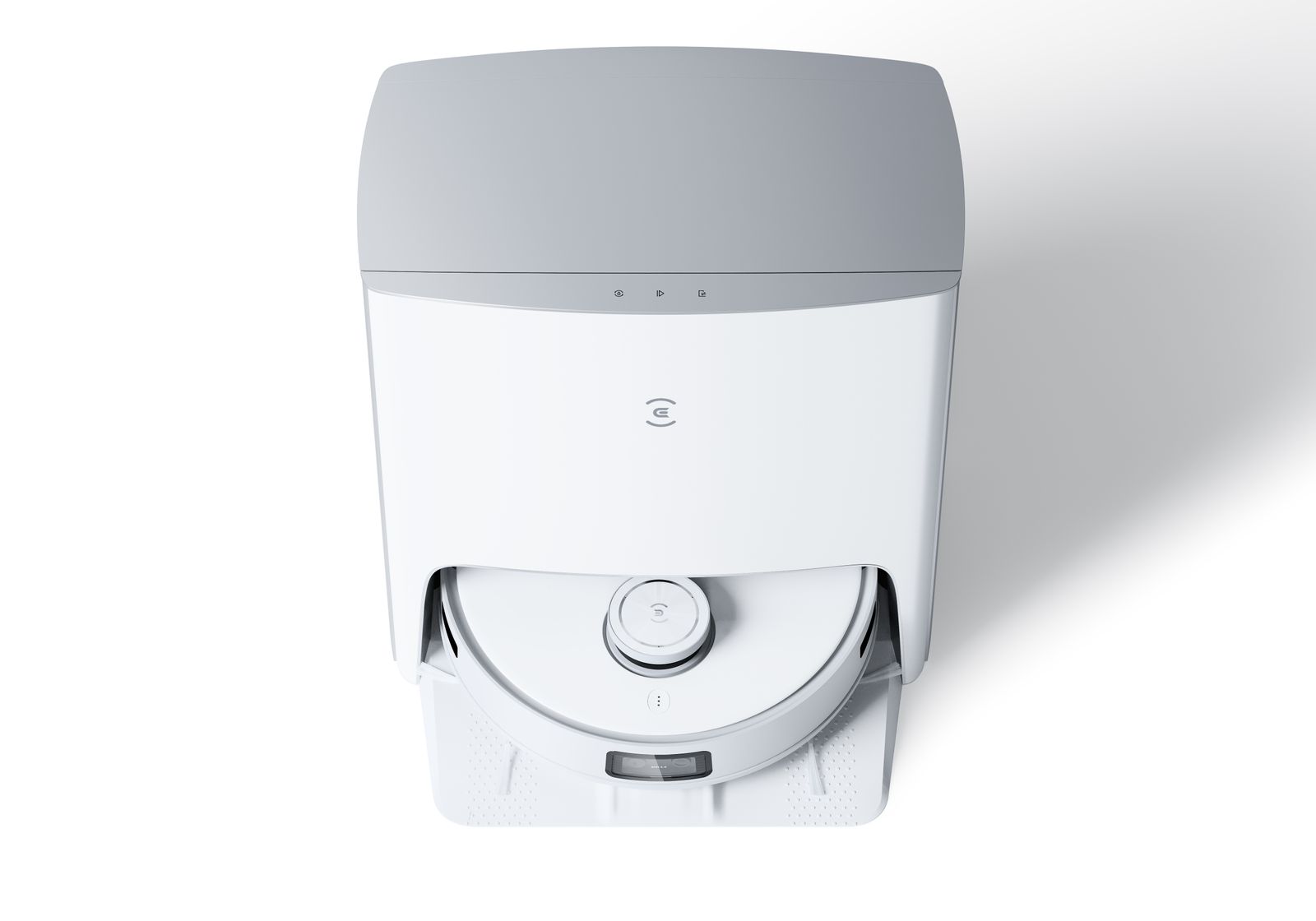 Ecovacs DEEBOT T10 Turbo Saugroboter & Wischroboter 3000 Pa, TURBO Station, OZMO Turbo 2.0, 5200 mAh, WLAN, HD-Kamera Nachtsicht, AIVI, Weiß