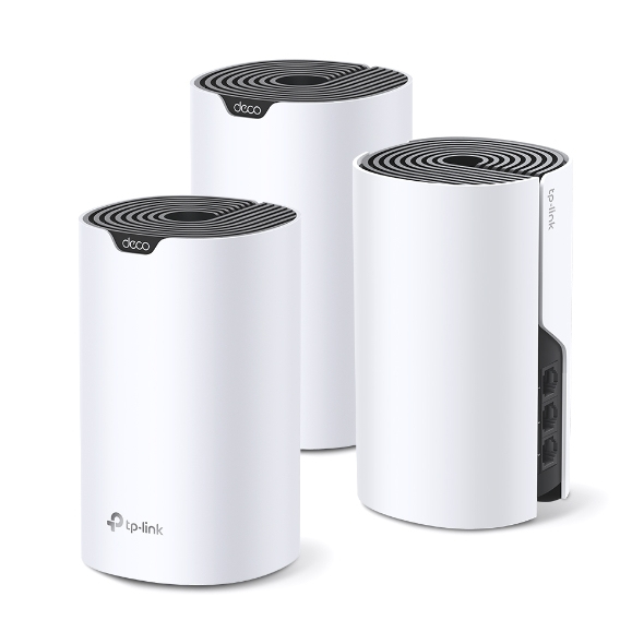 TP-Link Deco S7 AC1900 Mesh-Wi‑Fi-System für das ganze Haus, Dual-Band (2,4/5 GHz), 3er Pack, SE V1.0