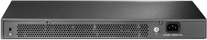 TP-Link TL-SG3428 24-Port Gigabit L2 Managed Network LAN Switch with 4 SFP Slots (19 Inch Rack Mounting, Central Cloud Management, Omada SDN, IPv6, QoS, IGMP, LAN) Black, Business Network