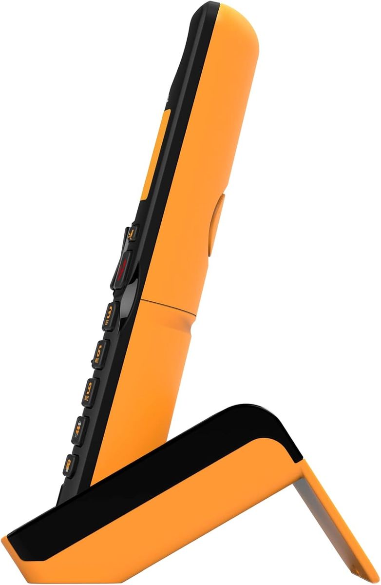 Alcatel S280 DECT-Telefon Anrufer-Identifikation Schwarz, Orange