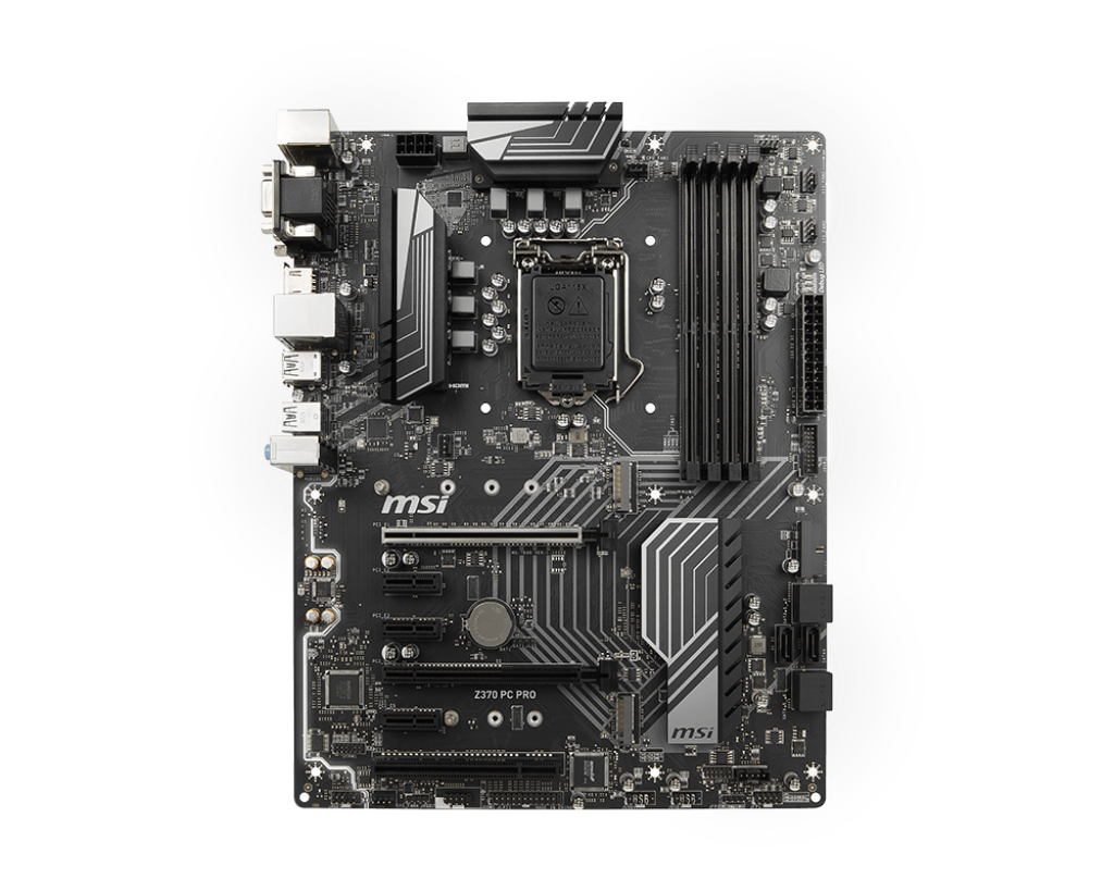 MSI Z370 PC PRO LGA 1151 (Socket H4) ATX