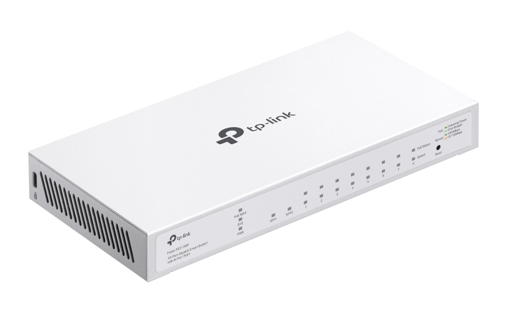 TP-Link FESTA FS310GP Netzwerk-Switch Managed L2/L2+ Gigabit Ethernet (10/100/1000) Power over Ethernet (PoE) 1U Weiß