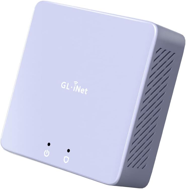 GL.iNet MT2500 (Brume 2) Mini-VPN-Sicherheitsgateway für Heimbüro und Remote-Arbeit – VPN-Server und -Client für Zuhause und Büro, VPN-Kaskadierung, 2,5 G WAN, KEIN WLAN* (ABS-Kunststoffgehäuse)