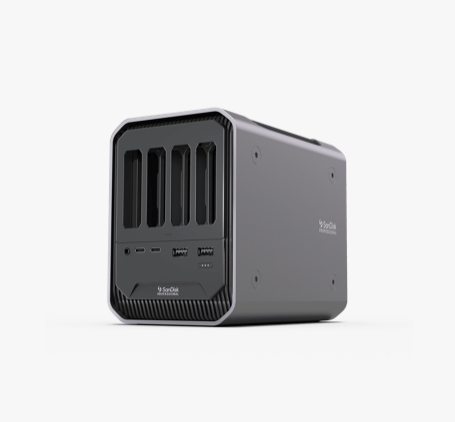 SanDisk Pro Dock 4 Kabelgebunden Thunderbolt 3 Graphit