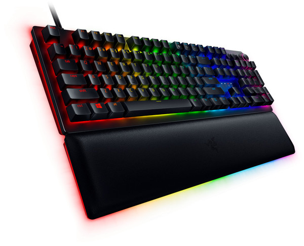 RAZER Huntsman V2 Black Wired Gaming Keyboard with RGB LED light and RAZER Analog Optical Switches (USA Layout - QWERTY)