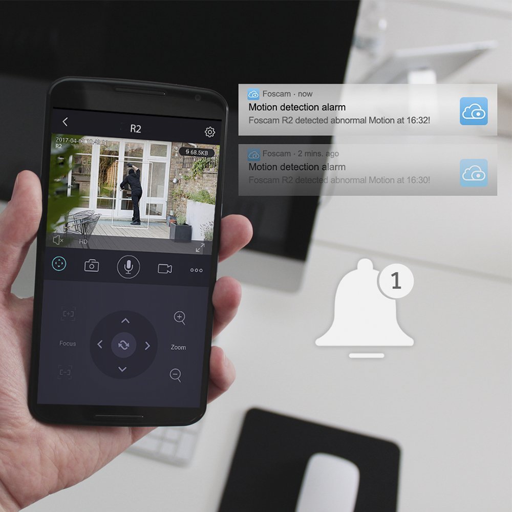 Foscam R2 FHD IP WLAN Kamera 2 MP