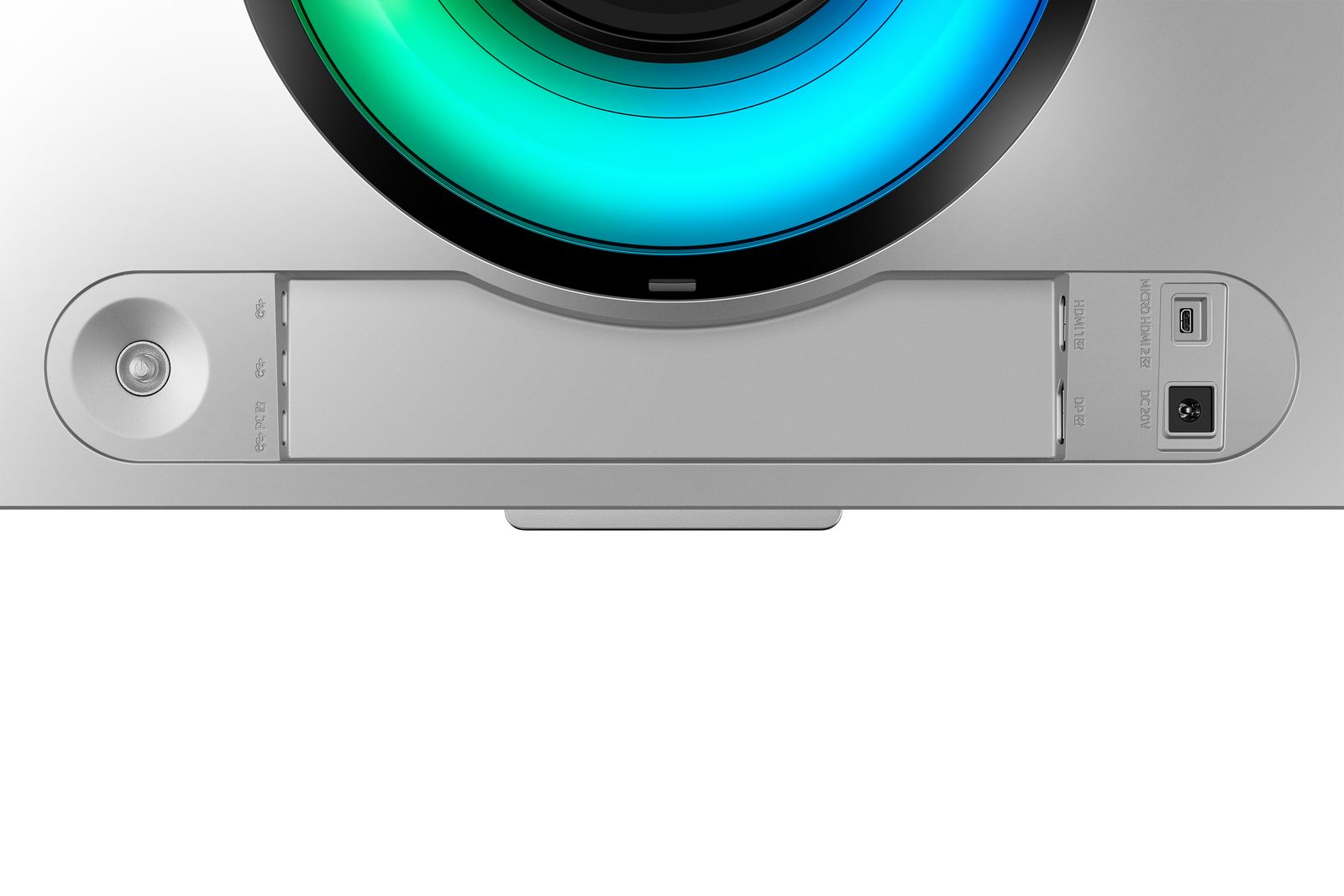 Samsung G95SC Computerbildschirm 124,5 cm (49") 5120 x 1440 Pixel Dual QHD OLED Silber