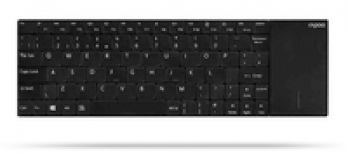 Rapoo E2710 kabellose Ultraflache Multimedia Tastatur mit Touchpad DE-Layout