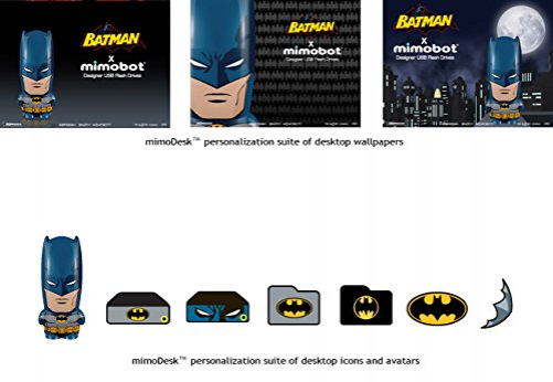 Mimoco Batman x MIMOBOT 8GB USB-Stick USB Typ-A 2.0 Mehrfarben