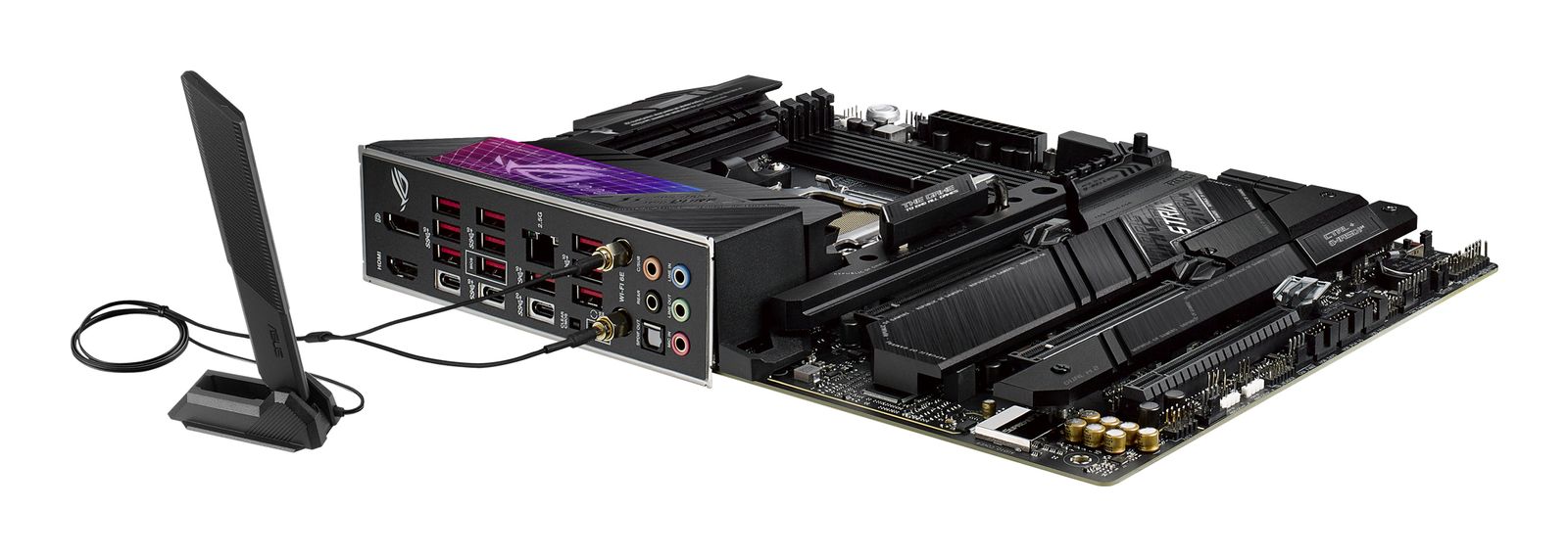 ASUS ROG Strix X670E-E Gaming WiFi Mainboard AM5 ATX, DDR5, PCIe 5.0, 4x M.2, 2.5Gb LAN, Wi‑Fi 6E, Bluetooth 5.2, USB 3.2 Gen2x2, Aura Sync