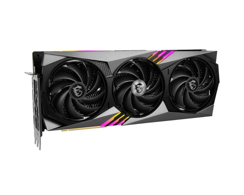 MSI GeForce RTX 4070 Ti GAMING TRIO 12G Grafikkarte, 12 GB GDDR6X, PCIe 4.0, HDMI 2.1a, 3x DisplayPort 1.4a, 285 W, 16-pin