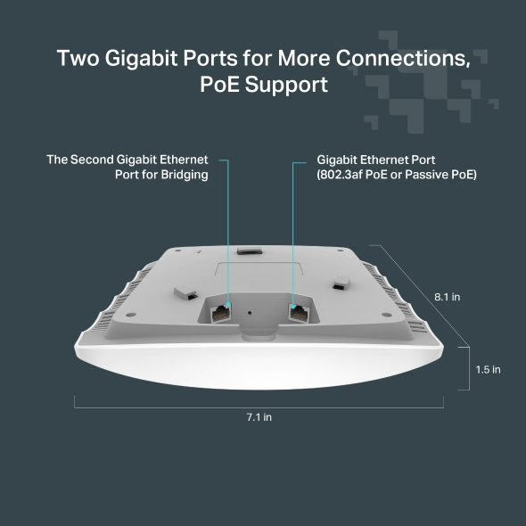 TP-Link FESTA F54 WLAN Access Point 1300 Mbit/s Weiß Power over Ethernet (PoE)