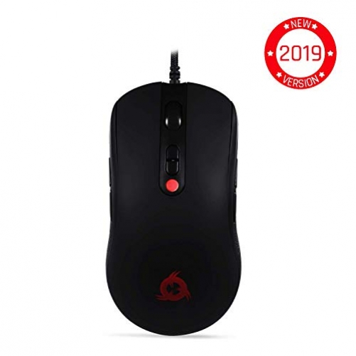 KLIM Veni Ergonomische Wired 5.000 DPI 1ms-Reaktionszeit Gaming Maus Beidhändig