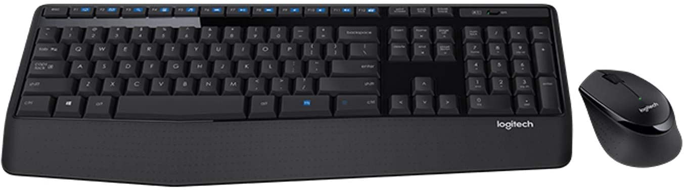 Logitech MK345 Tastatur RF Wireless schwarz PT-Layout