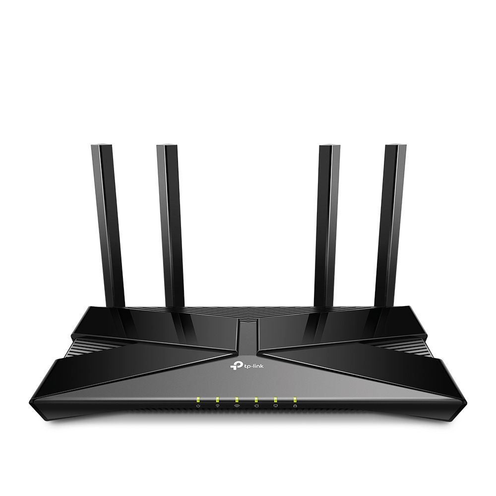 TP-Link EX220 V1.0 WLAN-Router Dual-Band (2,4 GHz/5 GHz) Wi-Fi 6 1800 Mbit/s Gigabit Ethernet 4x LAN Ethernet-WAN Schwarz EU