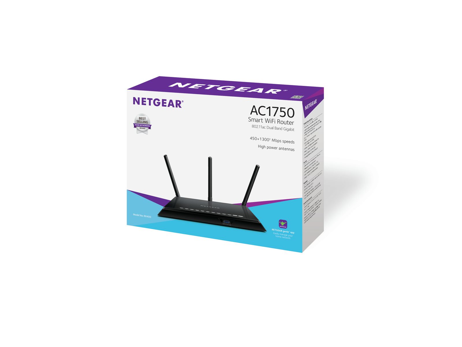 Netgear AC1750 Smart WLAN-Router 802.11ac Dualband Gigabit
