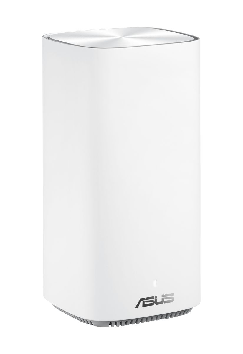 Asus Ai Mesh System ZenWiFi AC Mini CD6 Weiß (2in1 Mesh Zugangspunkte-Set, AC1500 WiFi 5, 3x Gigabit LAN, App Steuerung, unterbrechungsfreies Roaming, AiProtection)