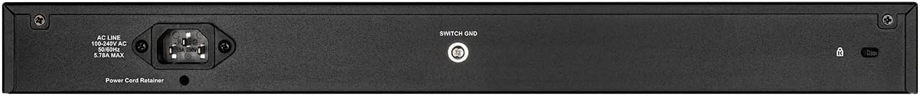 D-Link DGS-1210-52MP/E Managed L2 Gigabit PoE Switch, 48x 10/100/1000 RJ-45, 4x SFP, 370 W PoE-Budget, Schwarz/Grau