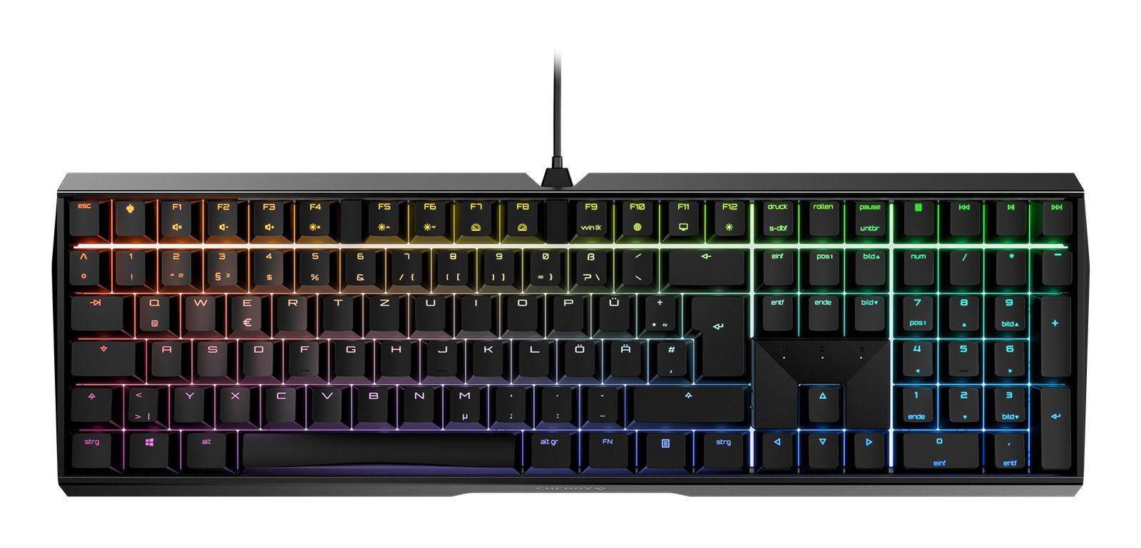 CHERRY MX 3.0S RGB Tastatur Gaming USB Schwarz