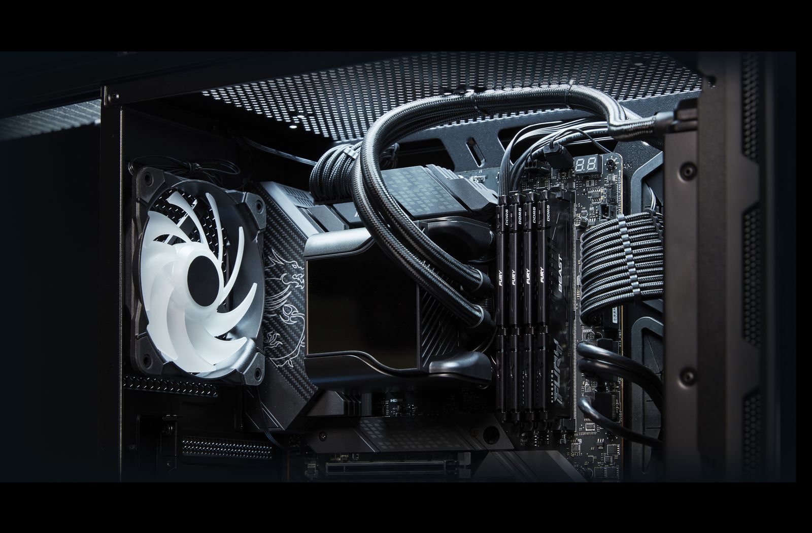 Kingston FURY Beast KF560C36BBEK2-16 16GB (2x8GB) DDR5 6000 MT/s CL36 DIMM, Black, EXPO