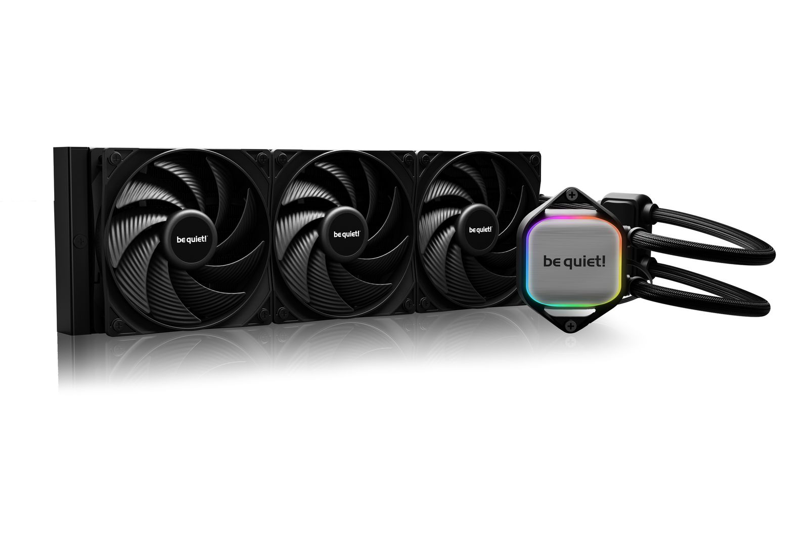 be quiet! Pure Loop 2 360mm All-in-One-Flüssigkeitskühler, 3x 120 mm Lüfter, RGB, PWM, Schwarz