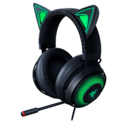 Razer Kraken Kitty Gaming Headset Virtual 7.1 Surround-Sound USB Chroma RGB for PC Black