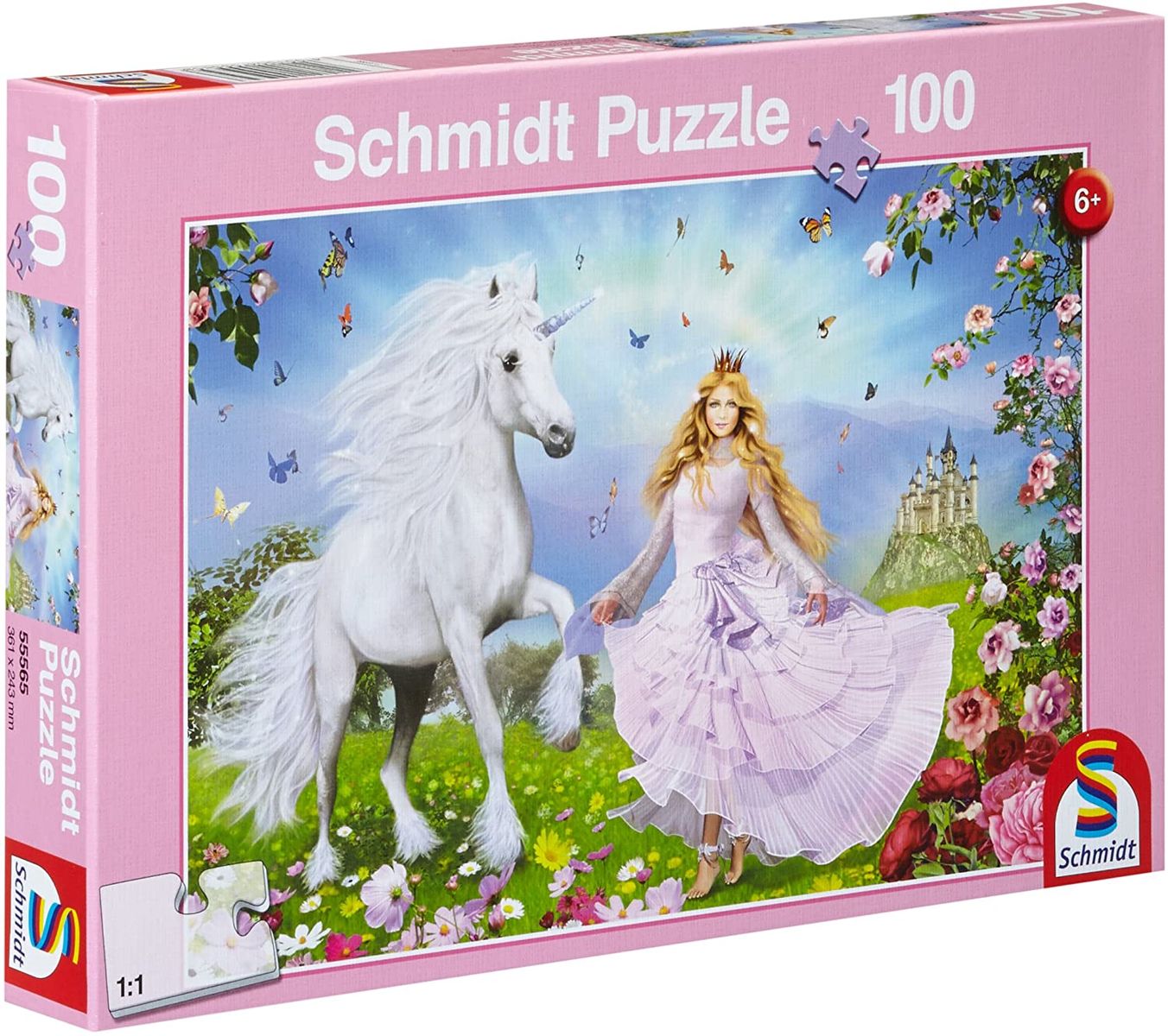 Schmidt Games Princess of the Unicorns Puzzle 100 piece(s)