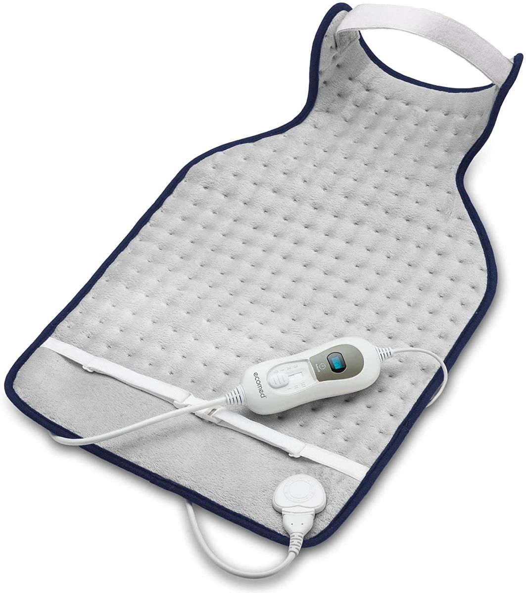 ecomed HP-46E neck heating pad, back heating pad with 3 temperature levels, heat pad with overheating protection, automatic shut-off, washable 1st generation.