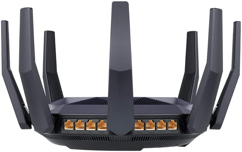 ASUS RT-AX89X Gaming Router Ai Mesh WLAN System Wi-Fi 6 AX6000 10G RJ45 10G SFP+ 2.2 GHz QC CPU AiProtection Pro USB 3.1 WPA3 Gaming AX6000 10G LAN ASUS RT-AX89X Gaming Router Ai Mesh WLAN System Wi-Fi 6 AX6000 10G RJ45 10G SFP+ 2.2 GHz QC CPU AiProtection Pro USB 3.1 WPA3 Gaming AX6000 10G LAN