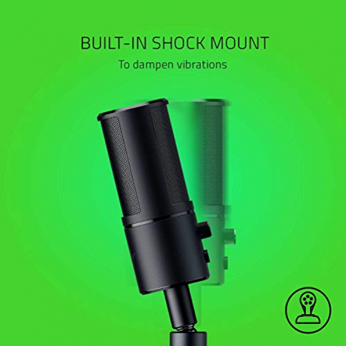 Razer Seiren Emote Microphone USB Streaming Broadcasting 8-Bit Emoticon LED Display Black