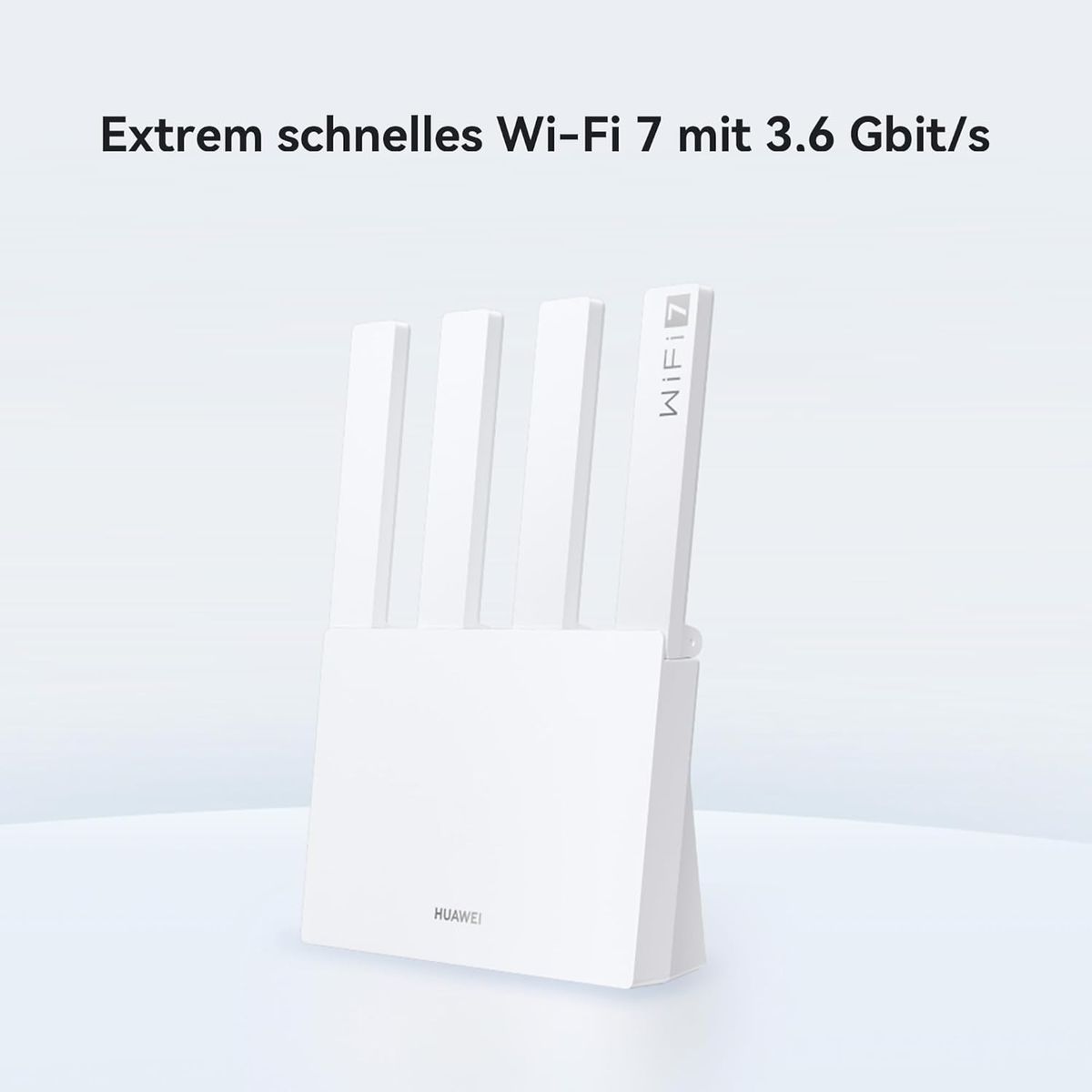 HUAWEI WUKUN-BE32 WiFi BE3 Dualband Wi‑Fi 7 Router, 3,6 Gbit/s, 2,5G WAN/LAN, EasySetting, WLAN-Heatmap, Jugendschutz, HomeSec, Weiß, EU